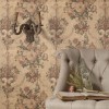 FLAX WALLPAPER | Antique Flower | FWP-AFW-02